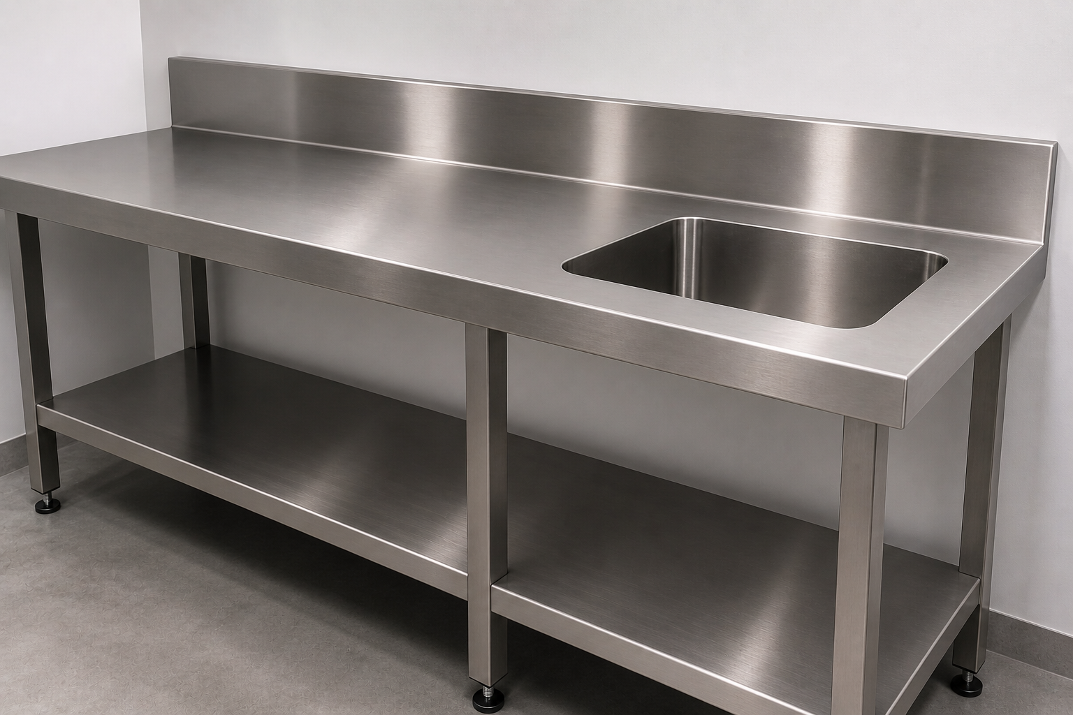 SS Bench Top with Sink